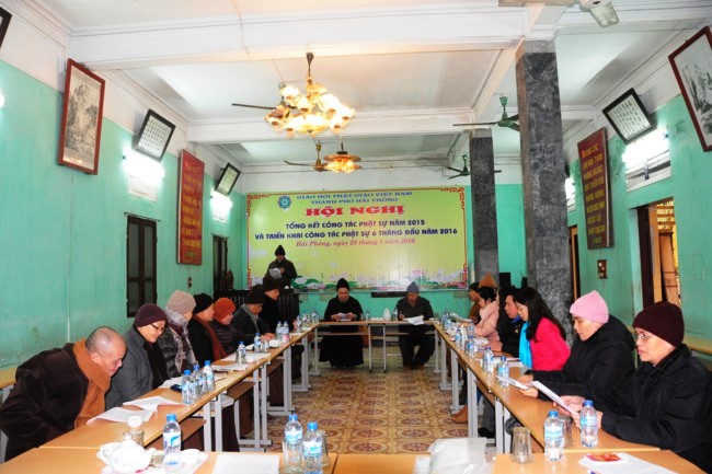 Hải Phòng: Tổng kết công tác phật sự năm 2015