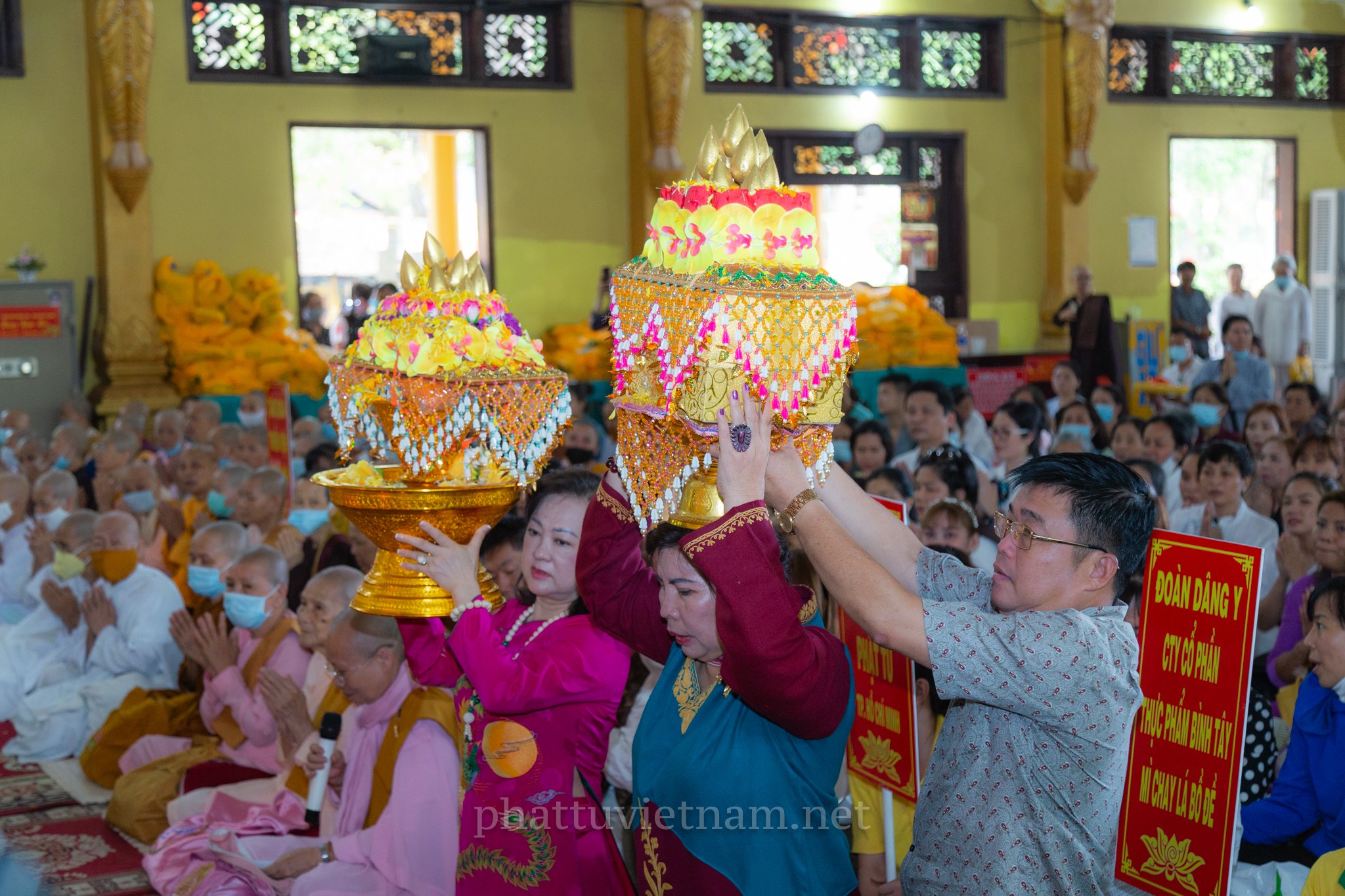 Đồng Nai: Đại lễ dâng y Kathina tại thiền viện Phước Sơn PL.2564-15