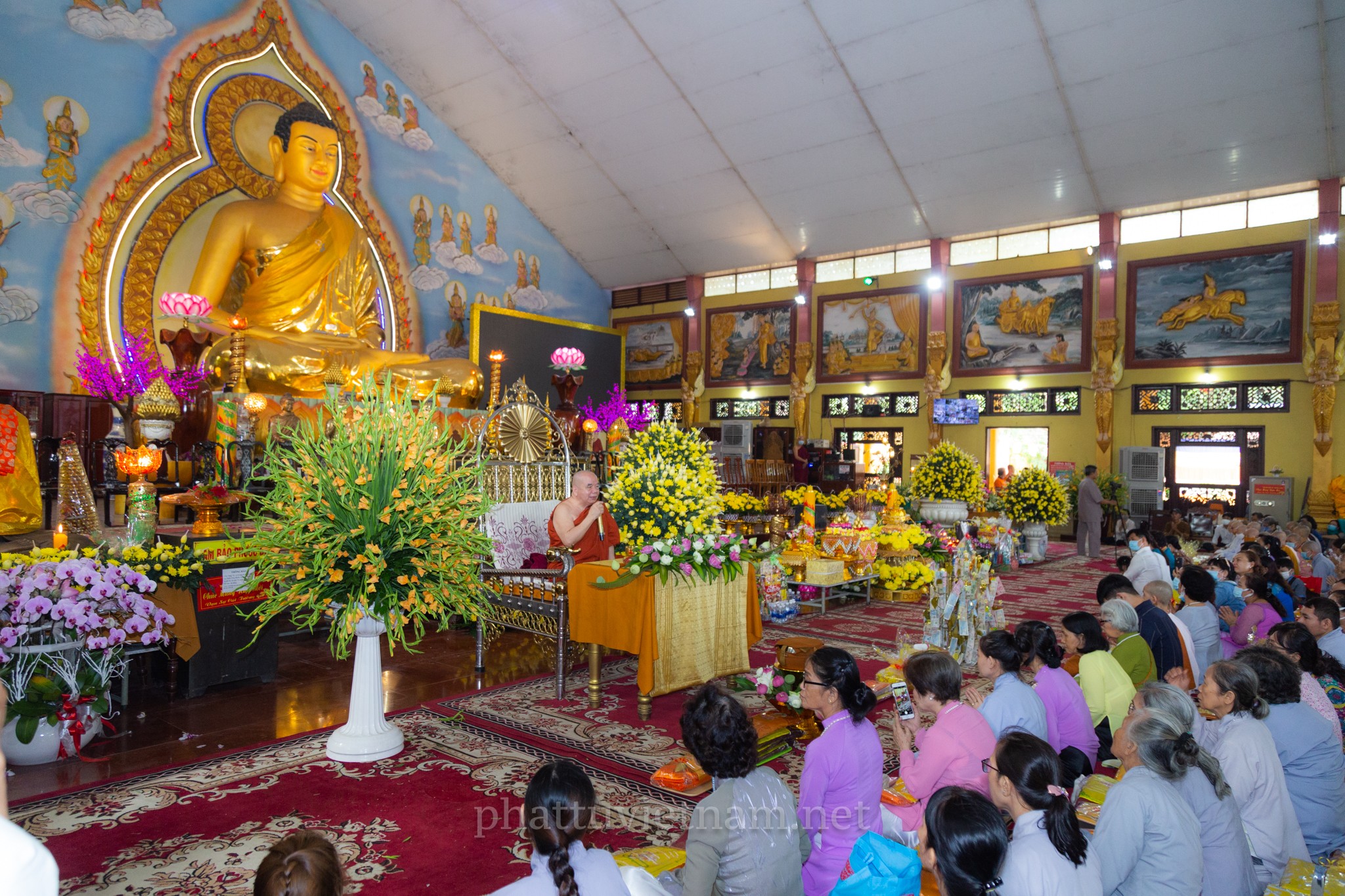 Đồng Nai: Đại lễ dâng y Kathina tại thiền viện Phước Sơn PL.2564-5