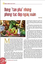 Đừng "tàn phá" những phong tục đẹp ngày xuân