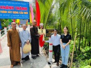 Tiền Giang: Tăng ni, phật tử sát cánh xây dựng vùng quê Tân Phước thêm tươi đẹp