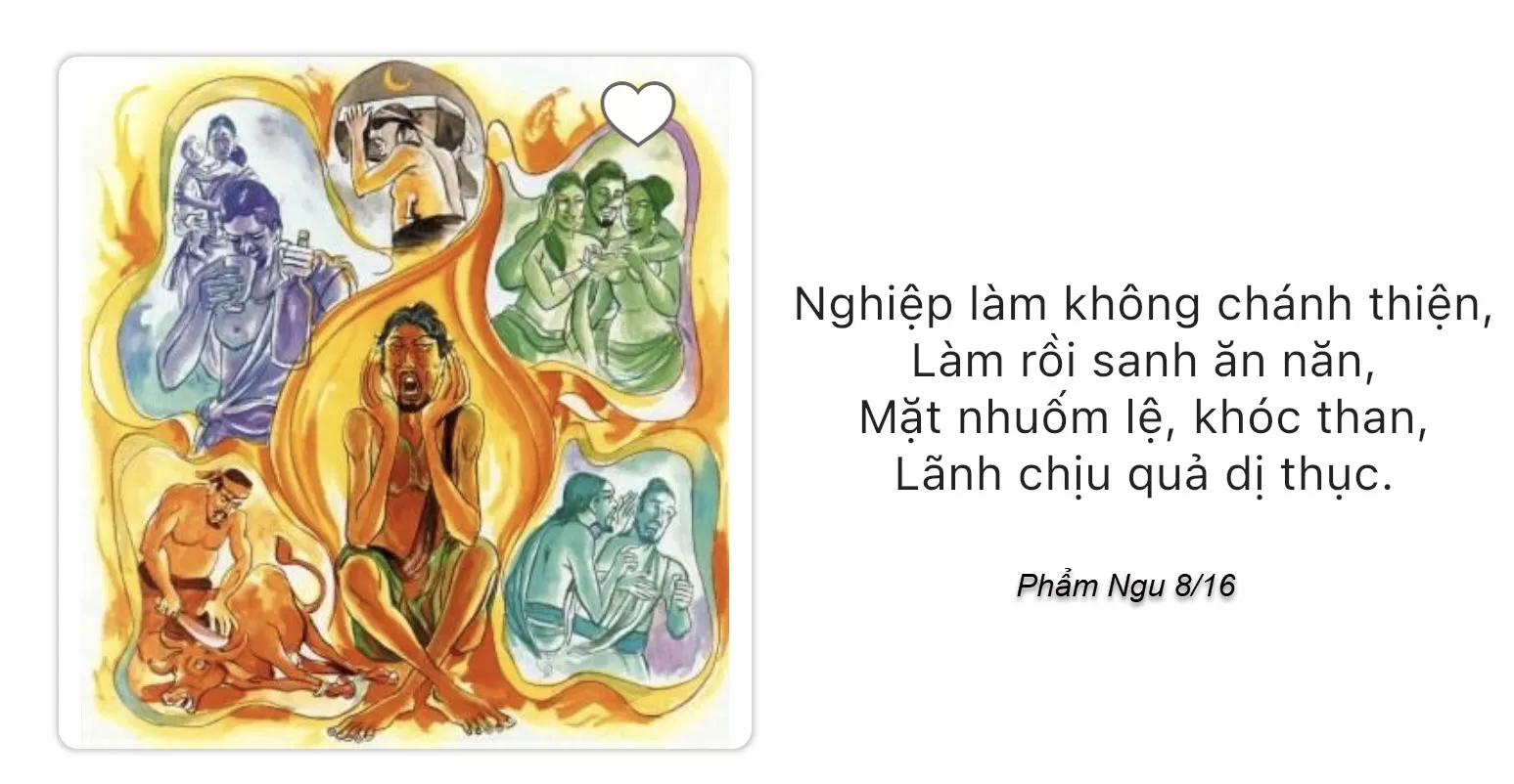 Tích truyện Pháp cú: Phẩm Ngu - 67. Nghiệp của việc làm không chánh thiện