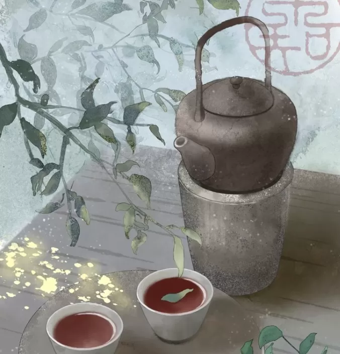 Thơ: Chén trà tâm giao