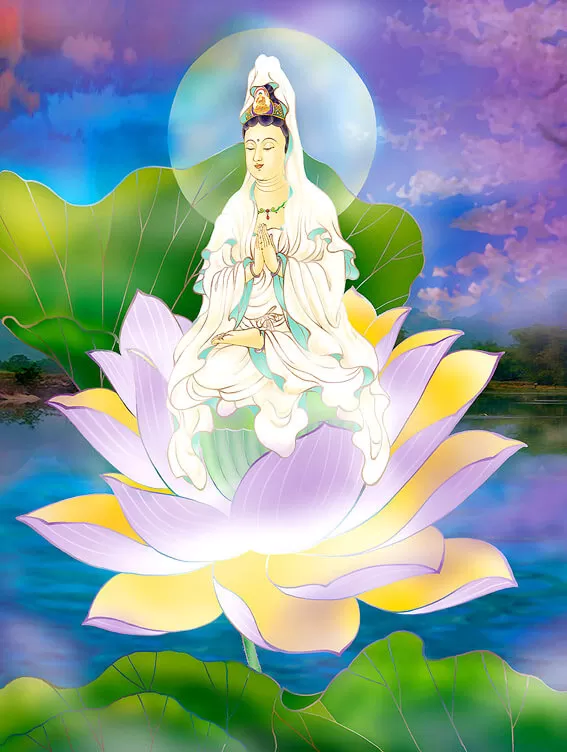 33 Hoá thân Bồ tát Quán Thế Âm: 07. Liên Ngọa Quán Âm