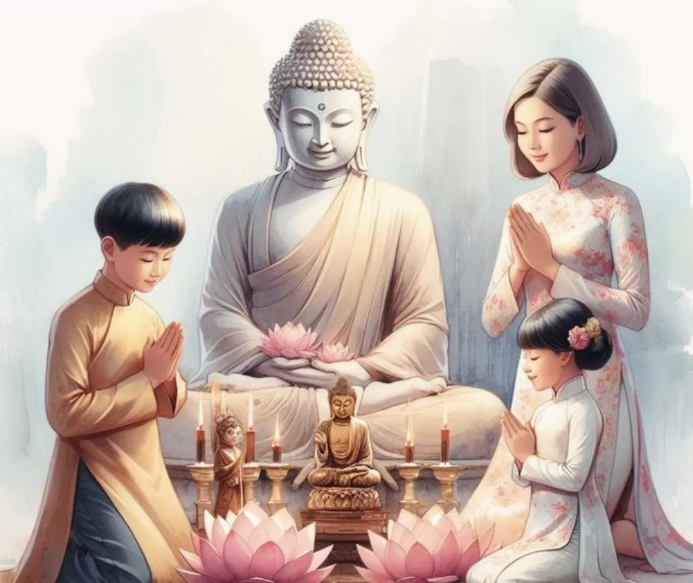 Cha mẹ và con cái qua cái nhìn nhân duyên