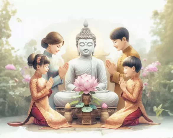 Cầu nguyện mùa vu lan