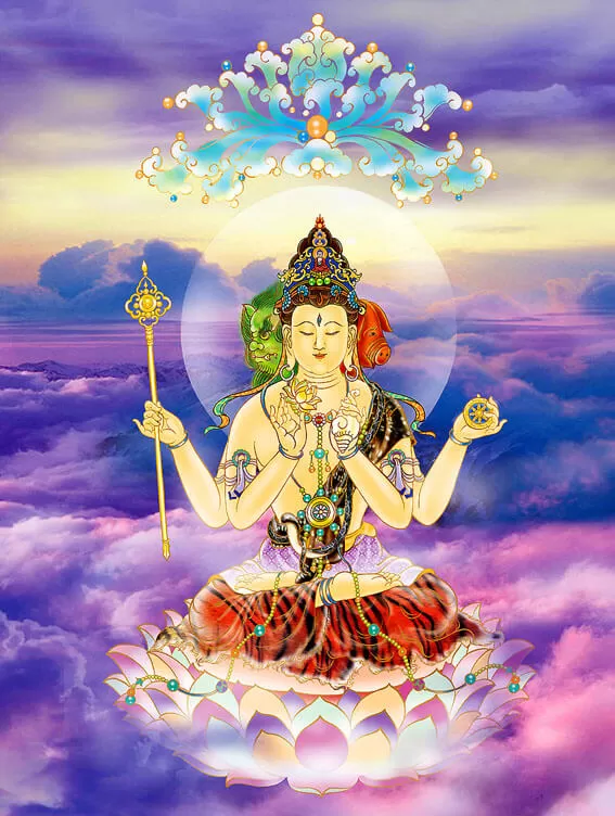 33 Hoá thân Quán Thế Âm Bồ Tát: 15.	Uy Đức Quán Âm