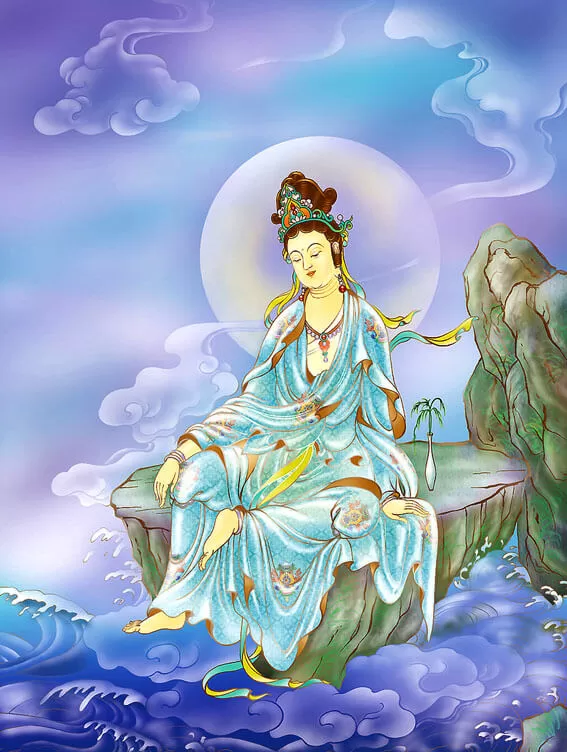 33 Hoá thân Quán Thế Âm Bồ Tát: 17. Chúng Bảo Quán Âm– Hóa thân Ưu Bà Tắc