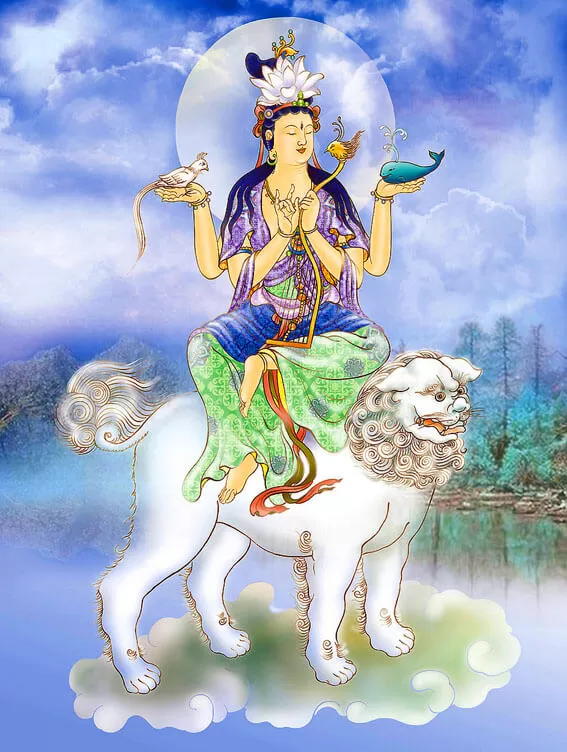 33 Hoá thân Quán Thế Âm Bồ Tát: 21. A Ma Đề Quán Âm (Abhettì)  – Hóa thân Quan Lại Phụ Nữ