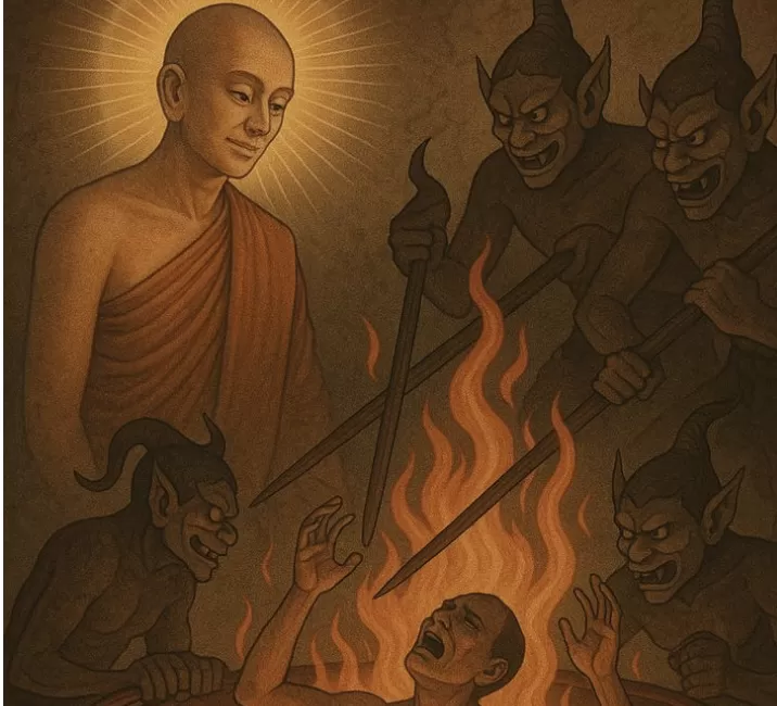 Có nhiều vị tăng trước cửa địa ngục nói như vậy có đúng không ?