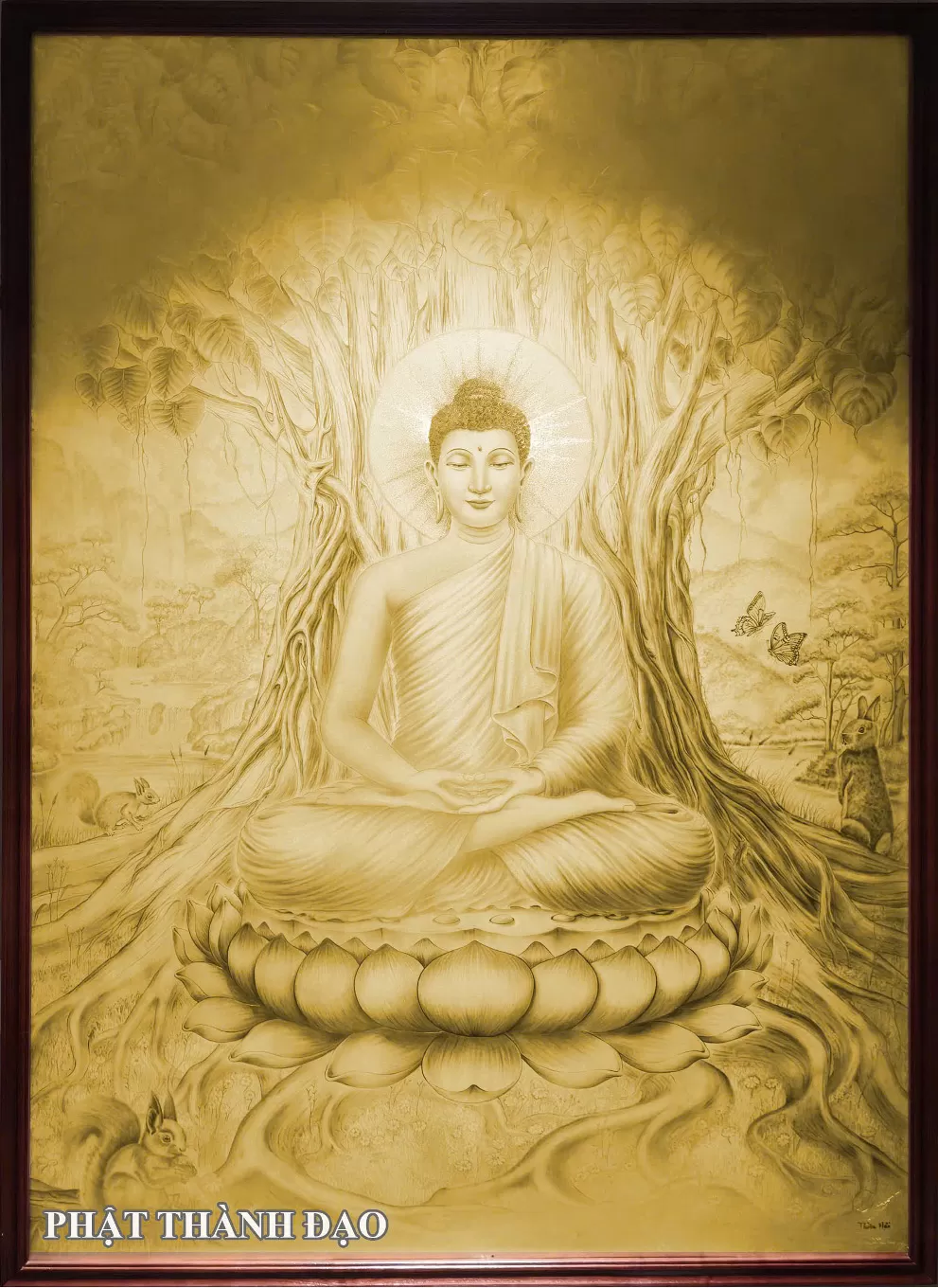 Tranh: Phật thành đạo