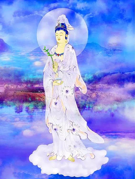 33 Hoá thân Quán Thế Âm Bồ Tát: 24. Đa La Tôn Quán Âm (Tà-rà) – Hóa thân Đồng Nữ.