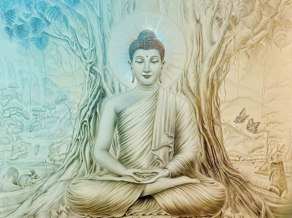 Tranh: Đức Phật Bổn sư Thích Ca Mâu Ni