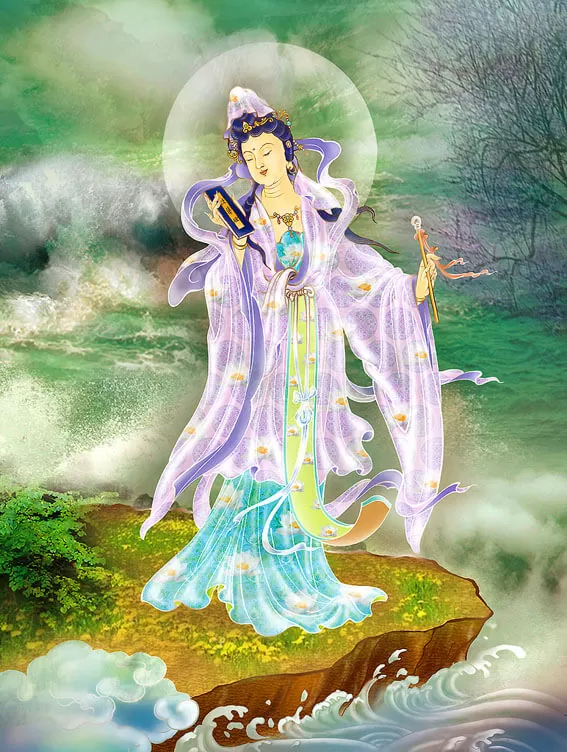 33 Hoá thân Quán Thế Âm Bồ Tát: 28. Mã Lang Phụ Quán Âm– Hóa thân Càn Thát Bà