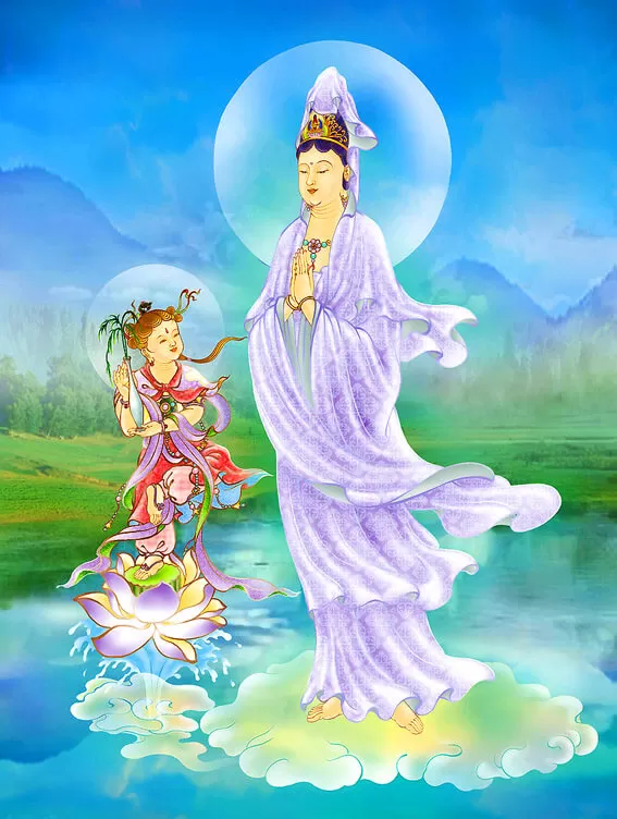 33 Hoá thân Quán Thế Âm Bồ Tát: 29. Hợp Chưởng Quán Âm (Vnjali)– Hóa thân A Tu La