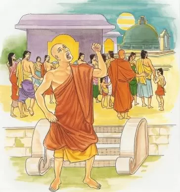 Kinh Pháp cú: I. Phẩm Song Yếu - 07. Ðề Bà Ðạt Ða Ðắp Y Không Tương Xứng