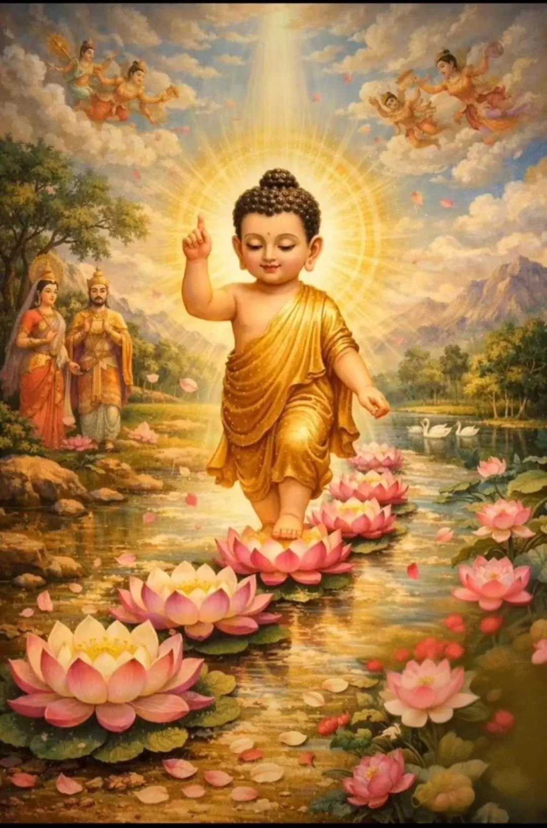 Truyện cổ Phật giáo: Bảy bước thăng trầm