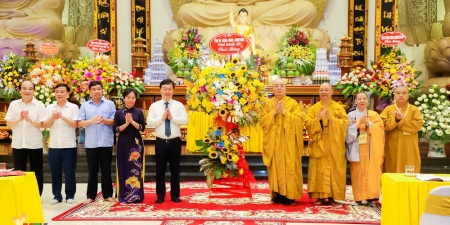 Nghệ An, Chùa Diệc : Chủ tịch UBND tỉnh chúc mừng Đại lễ Phật đản năm 2022