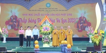 Ninh Bình: Khai mạc chuỗi hoạt động văn hoá Phật giáo “Thắp sáng tri ân mùa Vu Lan 2023”
