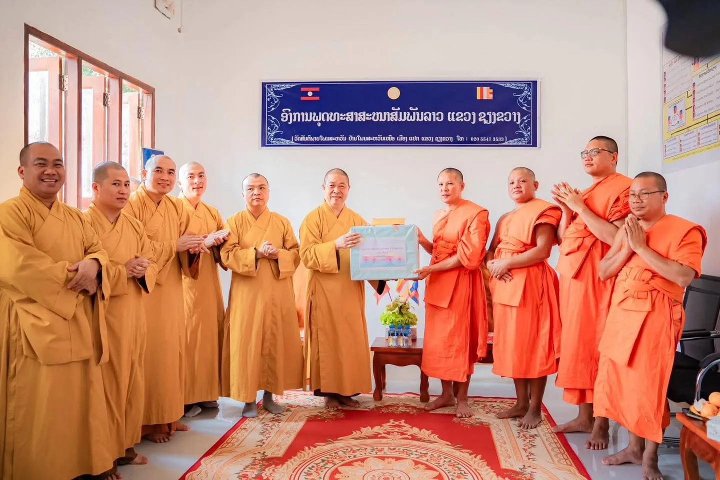 Trang nghiêm Lễ hội Đại đoàn kết tri ân tưởng niệm các Anh hùng Liệt sĩ Lào – Việt Nam tại Chùa Hữu Nghị, tỉnh Xiêng Khoảng (Lào)